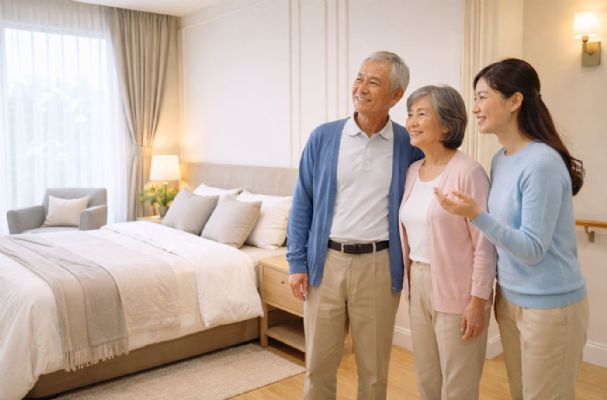 長輩房裝修注意事項：防跌倒、好收納、好起身一次到位